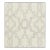 The House of Scalamandré Damascus Embroidery Fabric, Alabaster For Sale