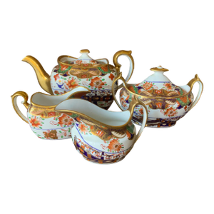 Early 19th Century Spode Tea Set 967 Circa 1810 - Set of 4