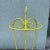 Mid 20th Century Vintage Citron Yellow Metal Umbrella Stand For Sale - Image 5 of 6
