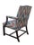 Vintage Schumacher Flamestitch Upholstered Federal Arm Chair For Sale - Image 14 of 18