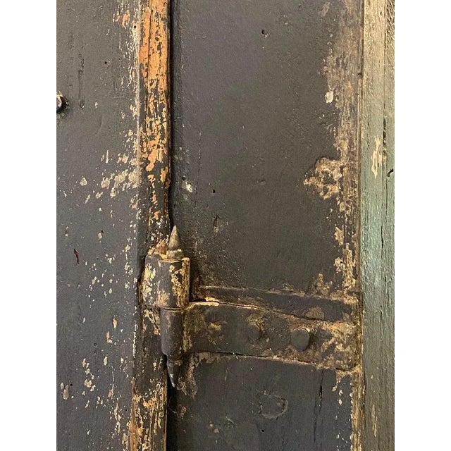 Ebonized Two-Door Pine Cabinet, Italy, 19th Century For Sale In Austin - Image 6 of 12