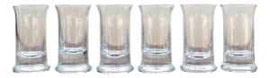 Low Crystal Liqueur Glasses, 1970, Set of 6