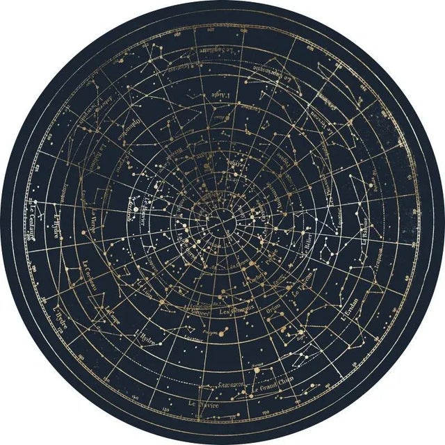 French astronomers working with the cartography firm G. Thomas first published this celestial chart in the 19th century....