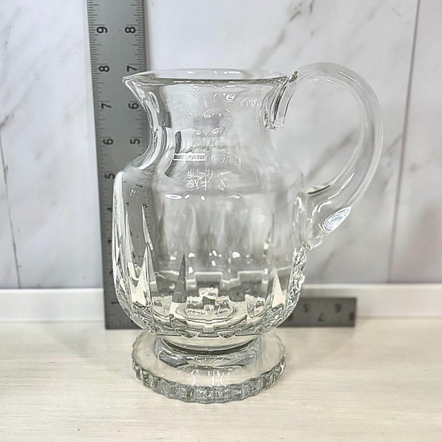 Transparent Late 20th Century Villeroy & Boch "Arabelle" Crystal Pitcher For Sale - Image 8 of 8