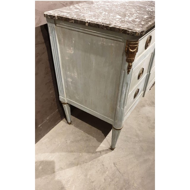 Wood Antique French Chest of Drawers For Sale - Image 7 of 9