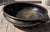 Large Brass Vintage Etched Handcrafted Indian Urli Bowl (29 Inches Long and 33lbs) For Sale - Image 9 of 14
