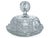 This exquisite Hofbauer Crystal domed lid dish, part of the prestigious "The Byrdes" collection, is a stunning example of...