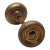 Concave Brass Concentric Door Knobs For Sale