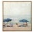 Add a breezy coastal touch to any room with this matched pair of framed canvas prints depicting abstract beach scenes with...