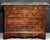French Louis Philippe Chest or Commode of Burr Walnut With Marble Top For Sale - Image 4 of 9