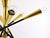 1950s Large Articulating Black and Brass Sputnik Chandelier in the style of Stilnovo, 1950s For Sale - Image 5 of 18