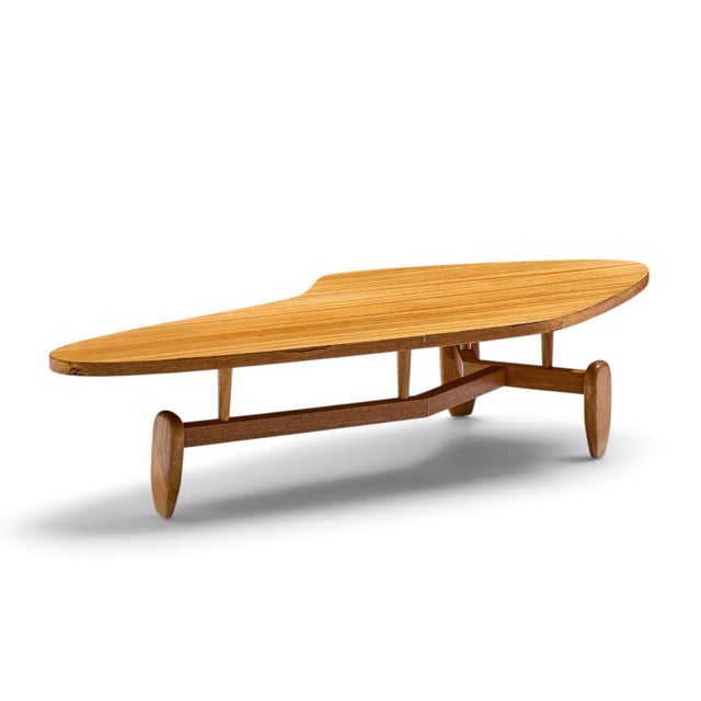John Keal for Brown Saltman Model 92 Mid Century Outrigger Coffee Table For Sale In Chicago - Image 6 of 10