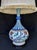 19th Century Iznik-Style Pottery Bottle Vase Converted Lamp / Samson France For Sale - Image 4 of 12