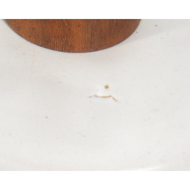 Mid 20th Century Mid 20th Century Ceramic Walnut Table Lamp by Gordon and Jane Martz for Marshall Studios For Sale - Image 5 of 10