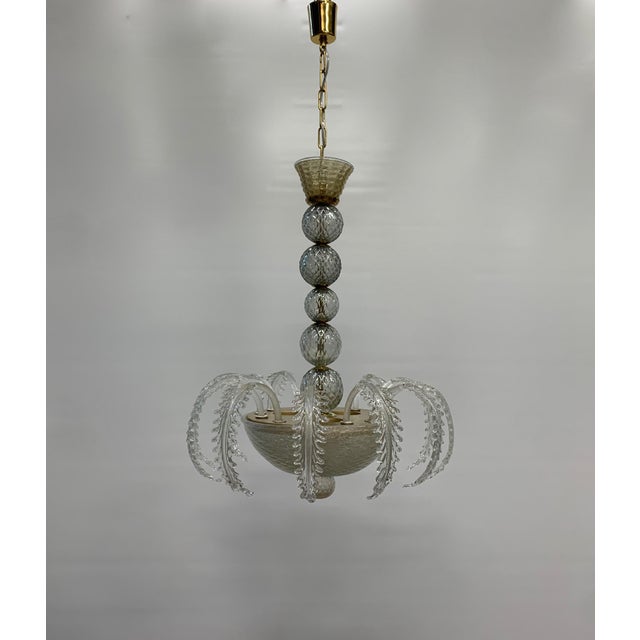 Silver Medusa Chandelier from Murano attributed to Seguso, 1960s For Sale - Image 8 of 8
