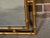 Wood Midcentury Italian Gilt Faux Bamboo Mirror with Beveled Glass For Sale - Image 7 of 10