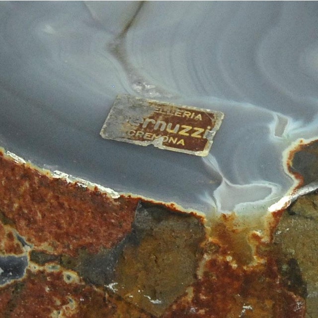 Vintage Italian Agate Ashtray, 1970s For Sale - Image 10 of 11