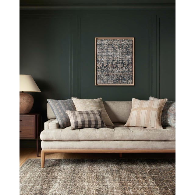 Contemporary Amber Lewis x Loloi Carmel Cream / Multi 22" x 22" Cover Only Pillow For Sale - Image 3 of 4