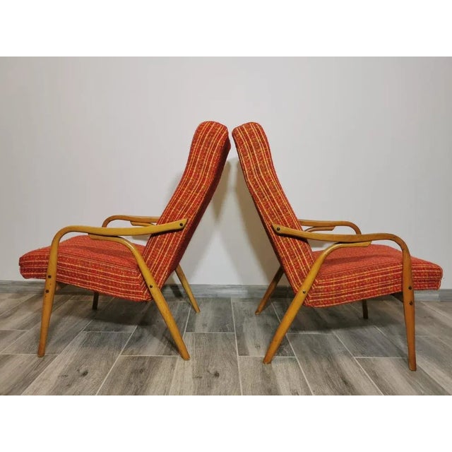 Set of Lounge Chairs by Antonin Suman for Ton For Sale - Image 17 of 18
