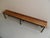 Wood Vintage School Bench, 1950s For Sale - Image 7 of 10