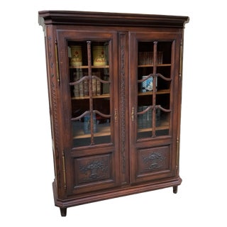 Antique Art Nouveau Display Cabinet, 1910 For Sale