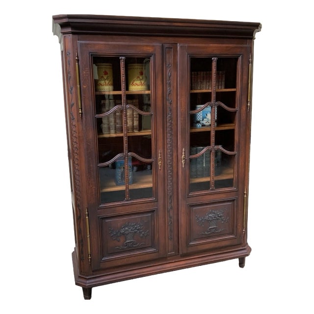 Antique Art Nouveau Display Cabinet, 1910 For Sale