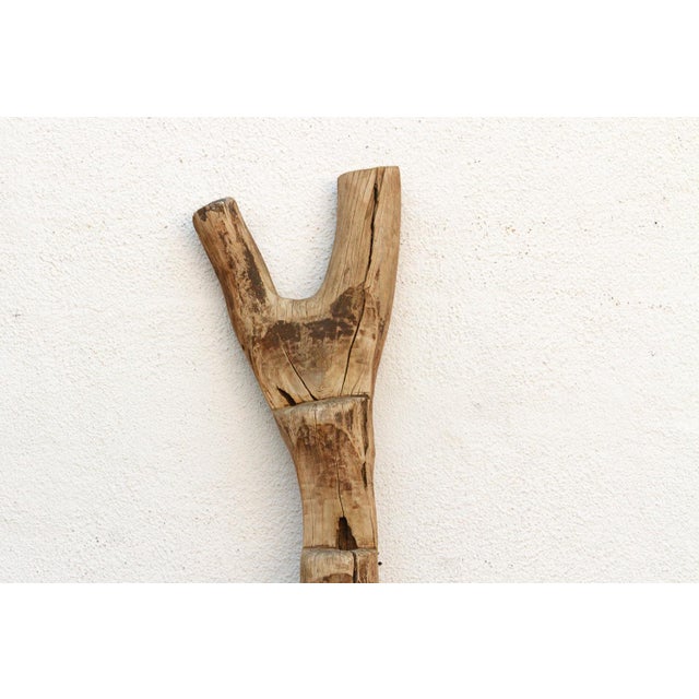 Brown 19th Century West African Sun-Bleached Ladder For Sale - Image 8 of 10