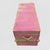 Beautifully handcrafted steamer trunk in pink with gold highlights. Made with reclaimed wood, this chest is a striking...