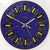 Modern Modern German Blue Mosaic Wall Clock, 1950s For Sale - Image 3 of 18