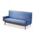 Jens Risom Mid Century Walnut Loveseat Sofa For Sale - Image 9 of 9