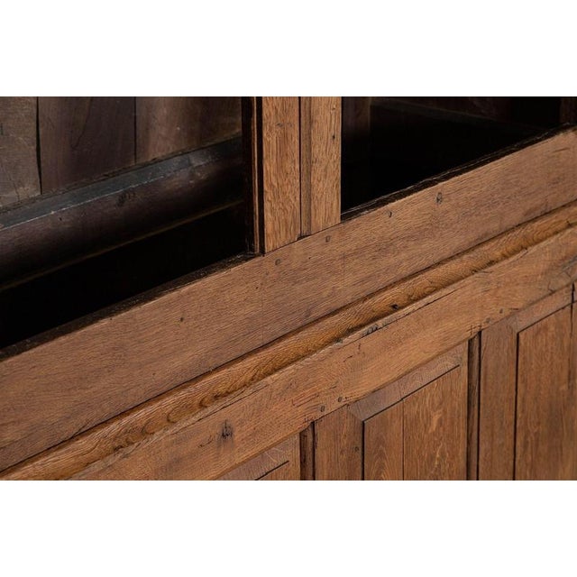 18th Century English Stripped Oak Livery Cupboard, 1780 For Sale - Image 14 of 18
