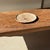 Small Trinket Tray or Dish in Beige Petrified Wood with Small Black Heart-Shaped Circles D21-25 -3314 For Sale - Image 6 of 18