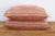 Pair of Terracotta Medallion Lumbar Moroccan Silk Pillows For Sale - Image 4 of 6