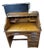 Antique Tiger Oak Roll Top Desk, Accordion Style, 5 Drawers, Solid Wood For Sale