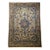 Vintage Tabriz Design Area Rug, Hand-Knotted Wool, Floral Pattern, Ivory & Blue, 6x8 For Sale