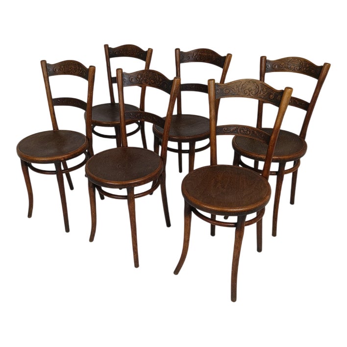 Bentwood Chairs from Thonet, Set of 6 | Chairish