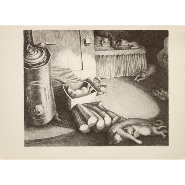 1939 After Wanda Gag "Siesta", First Edition Period Offset Lithograph For Sale - Image 9 of 9