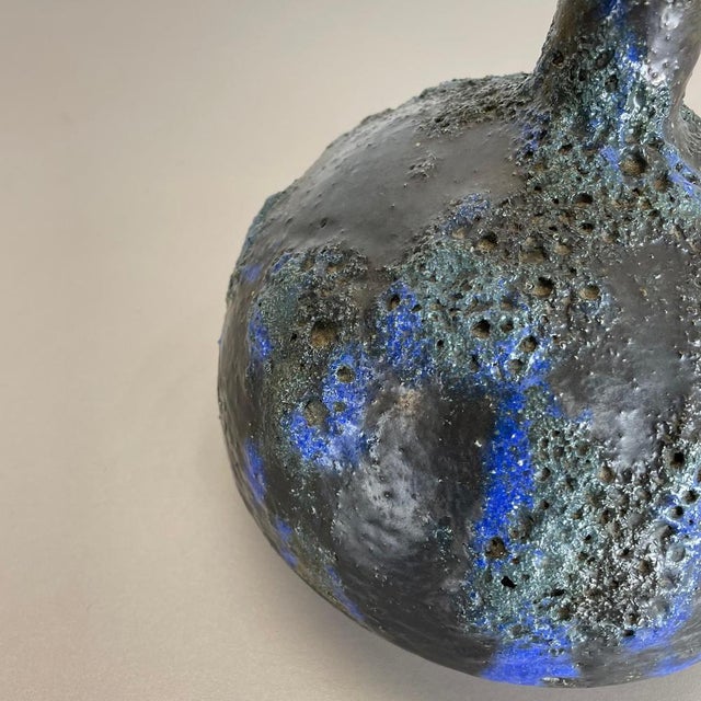 Abstract Ceramic Studio Pottery Vase from Gerhard Liebenthron, Germany, 1970s For Sale - Image 6 of 18