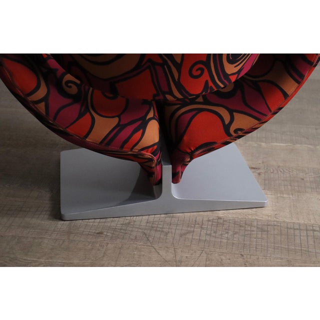 Ribbon Chair in Jack Lenor Larsen Momentum Fabric by Pierre Paulin for Artifort, 1990s For Sale - Image 13 of 17