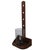 American 1970s 2 Shaker Early American Style Cherry Peg Rail Hurricane Wall Sconce Lights 34" For Sale - Image 3 of 12