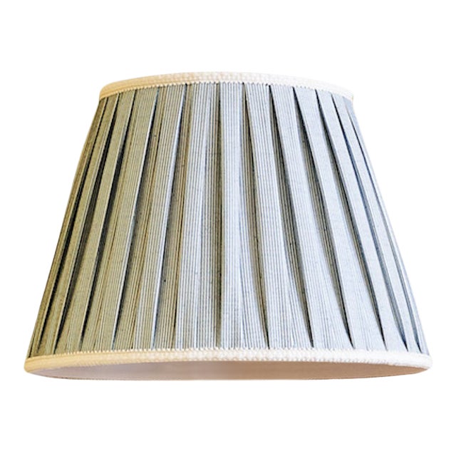 Custom Blue Stripe Pleated Lamp Shade Chairish