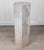 Vintage Postmodern Italian Travertine Marbled Plant Stand Pedestal For Sale - Image 4 of 9