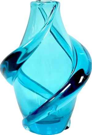 Art Glass Vas attributed to Frantisek Zemek for Železny Brod, 1950s