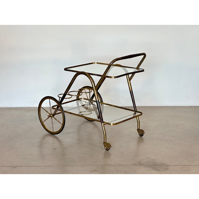 Bar Trolley attributed to Cesare Lacca, 1960s For Sale - Image 6 of 16