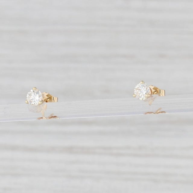 Gemstone Information: *Natural Diamonds* Total Carats - 0.41ctw (4.1 mm) Cut - Round Brilliant Color - J - K Clarity - SI1...