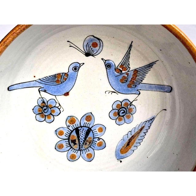 Vintage Set of Tonala El Palomar Blue Serving Bowls by Ken Edwards Pottery, 4 Pieces For Sale In Miami - Image 6 of 17