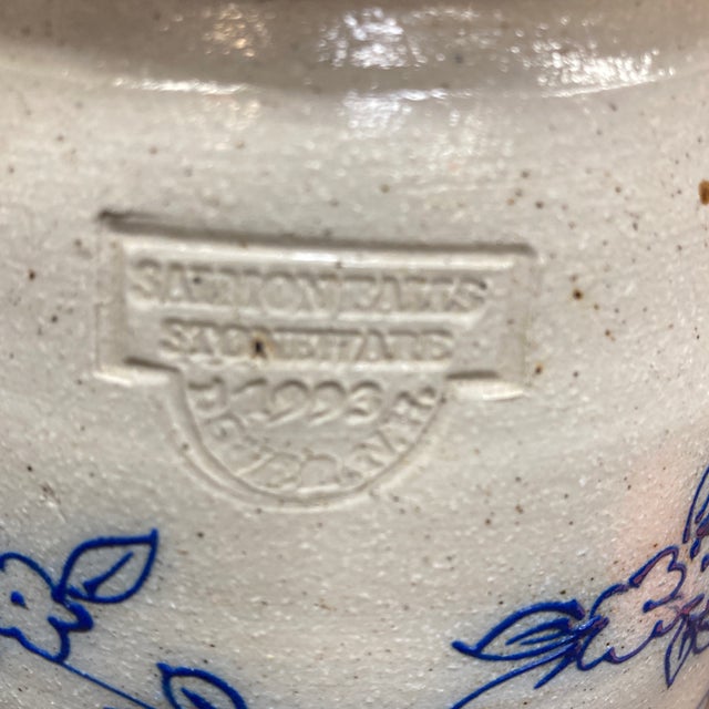 Vintage 1993 Salmon Falls Stoneware Crock For Sale In New York - Image 6 of 6
