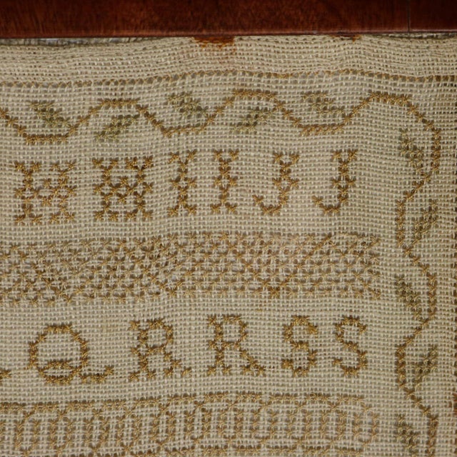 Victorian Victorian Norfolk Sampler, 1845, by Ej White For Sale - Image 3 of 10