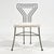 Mid-Century Modern 1950s "Martini" Side Chair For Sale - Image 3 of 12