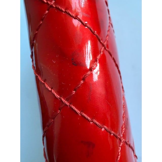 Contemporary 2008 Chanel 2.55 Reissue Patent Leather Elongated Quilted Baquette Clutch Shoulder Bag For Sale - Image 3 of 18